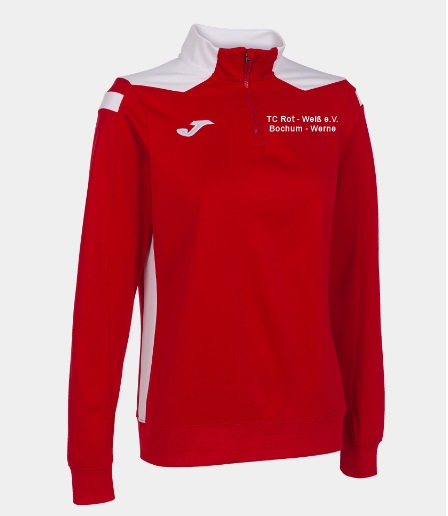 JOMA SWEATSHIRT FRAU CHAMPIONSHIP VI ROT WEISS